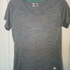 Reebok Grey Performance workout shirt. Size:  S/M.